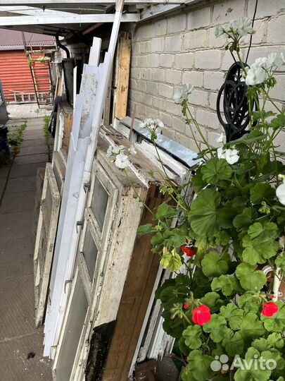 Отдаю бесплатно окна деревянные,самовывоз