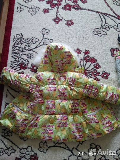 Зимний комбинезон для девочки рост 98