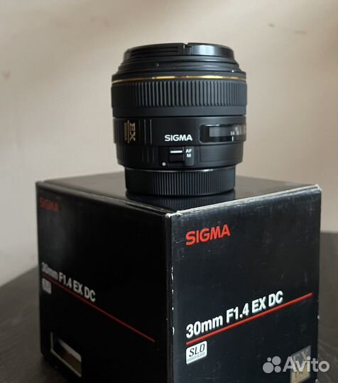Объектив Sigma f1.4 EX DC для Canon