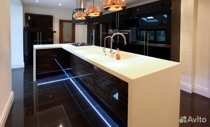 Столешница из искусственного камня, акрил 1 w-8897