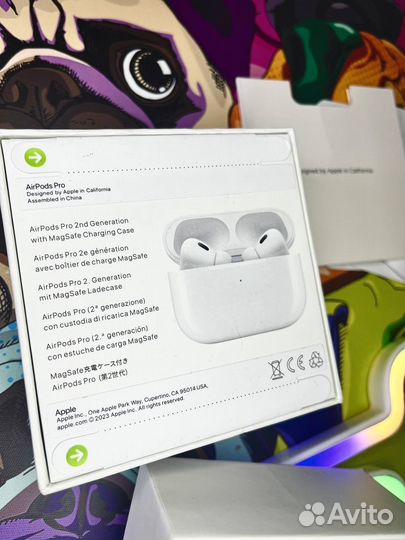 Новые AirPods Pro 2 с шумоподавлением