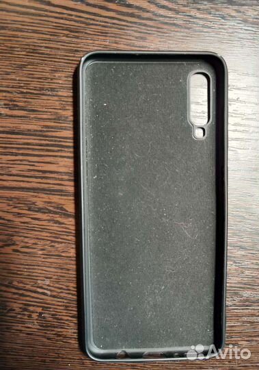 Чехол с микрофиброй на Самсунг а70