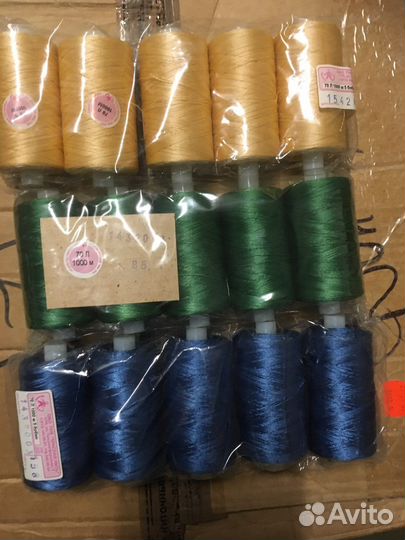 Нитки капроновые и лавсановые