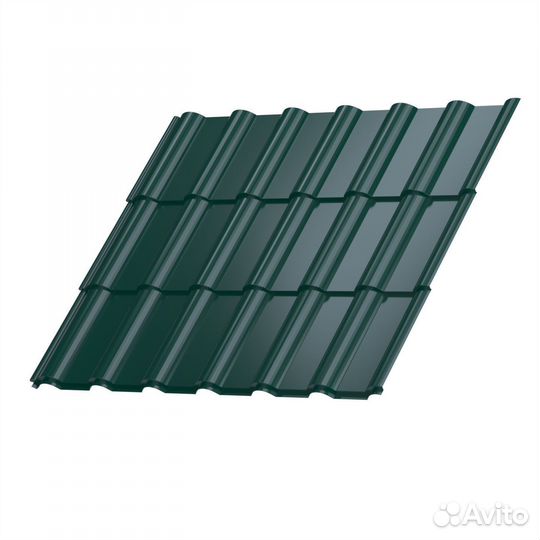 Металлочерепица для кровли Супермонтеррей RAL 6005