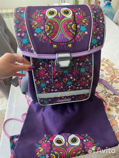 Рюкзак школьный для девочки бу