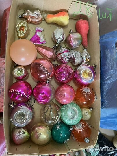 Елочные игрушки СССР