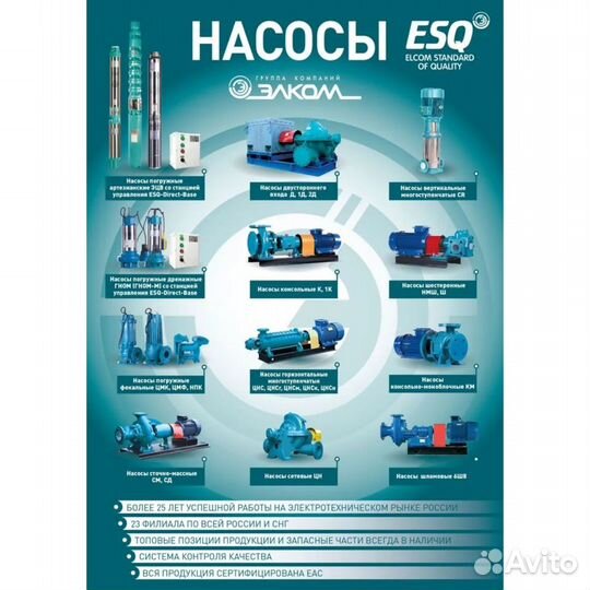 Насос эцв 8-16-100