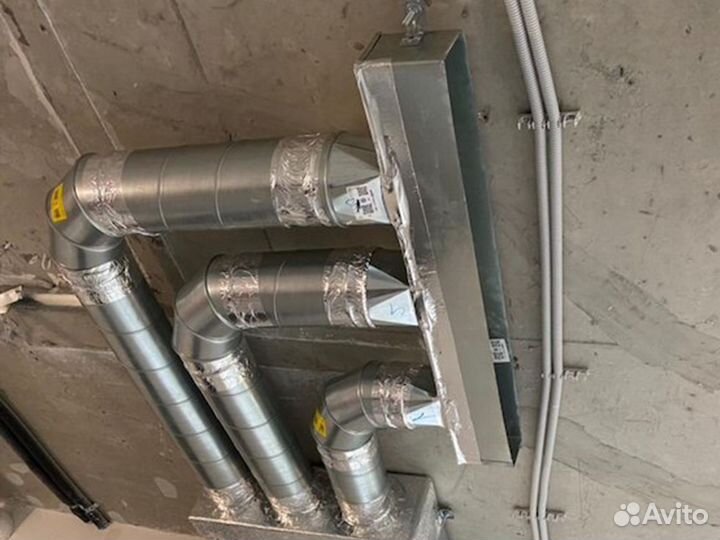 Монтаж вентиляции и систем кондиционирования