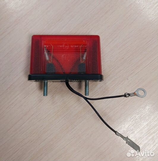 Фонарь подсветки номера прицепа ес10.02 красный