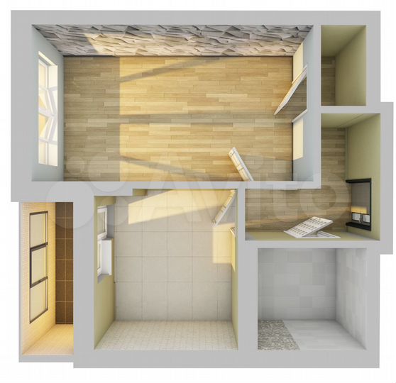 1-к. квартира, 35,9 м², 11/25 эт.