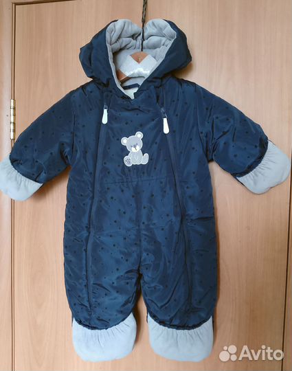 Комбинезон зимний на малыша, Baby Go, 74