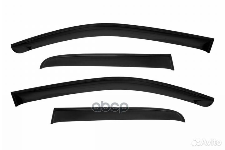 Дефлектор окон (накладной скотч 3М) 4 шт., rena