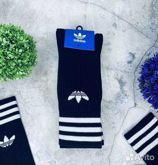 Носки Adidas Solid чёрные оригинал