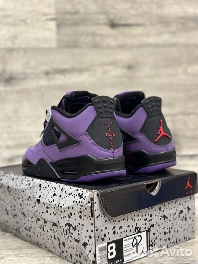 Кроссовки Air Jordan 4 Travis Scott Purple