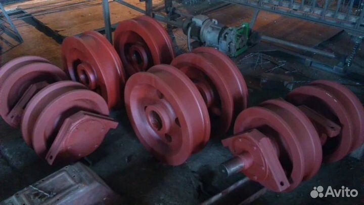 Крановые колеса двухребордные К2Р 600100