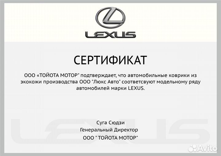 3D Коврики Lexus LS Салон Багажник Экокожа