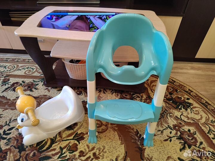 Накладка на унитаз со ступенькой детская