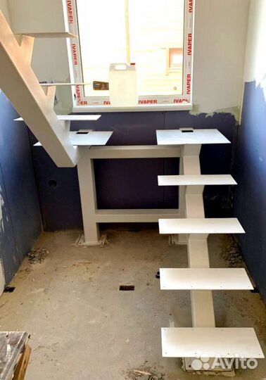 Облицовка бетонных лестниц