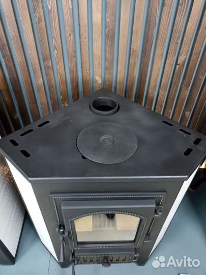 Печь камин на дровах стальная Везувий пк-01 (220)