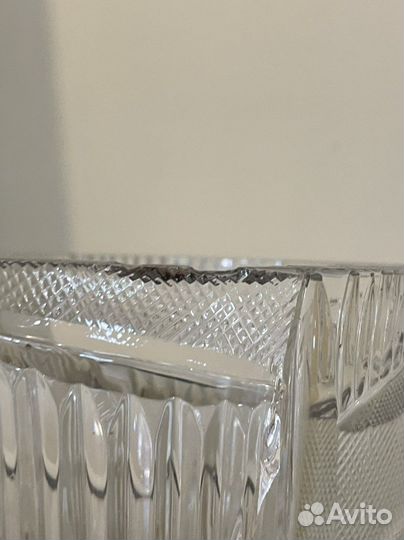 Ваза для цветов хрустальная СССР