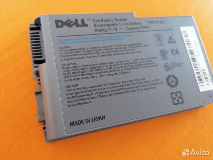 Новый аккумулятор для ноутбука Dell