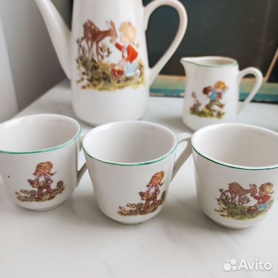 Сервиз кофейный игрушечный СССР