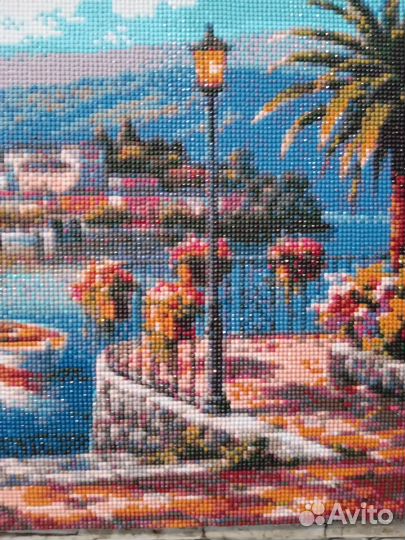 Алмазная мозаика,Солнечная набережная