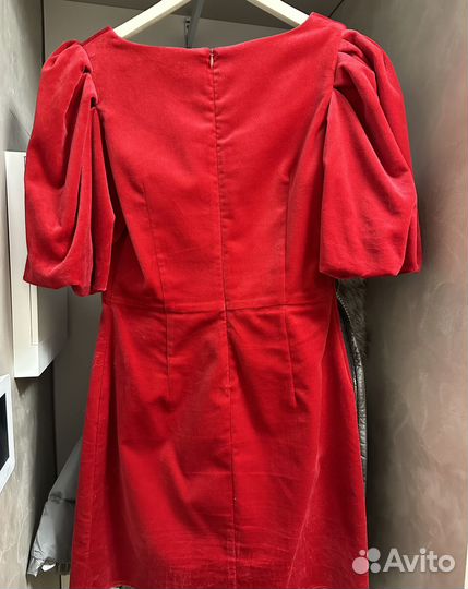 Платье из плотного бархата rosi