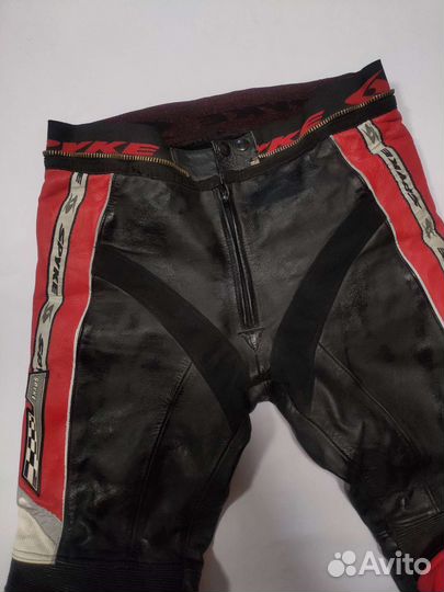 Кожаные гоночные мотоштаны Spyke