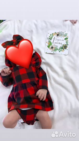 Платье боди для девочки