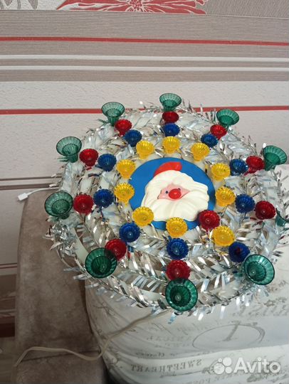 Новогодние шарики и звезда на ёлку