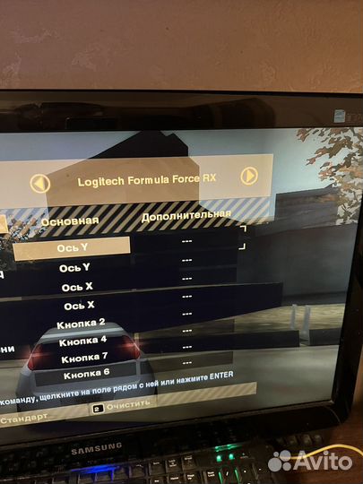 Игровой руль logitech