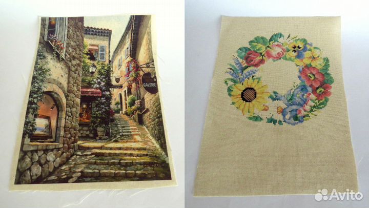 Распечатка на канве