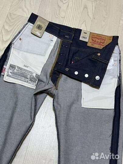 Джинсы W30-34 «Levi's» 501 Original Srink-To-Fit