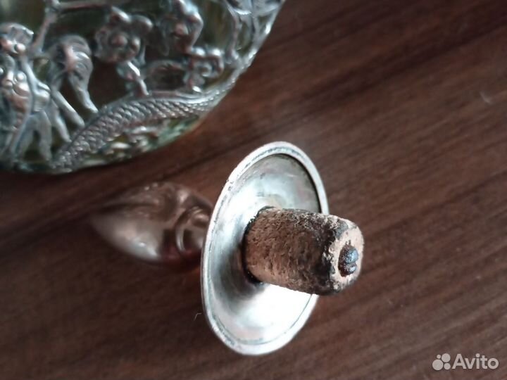 Бутыль в медной оплетке