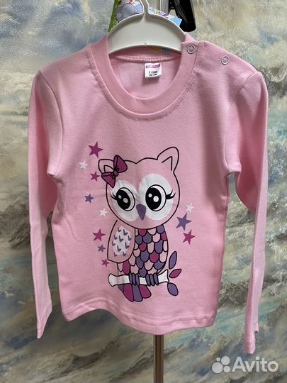 Лонгслив для девочки новый