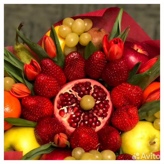 Съедобные букеты из фруктов на день рождения