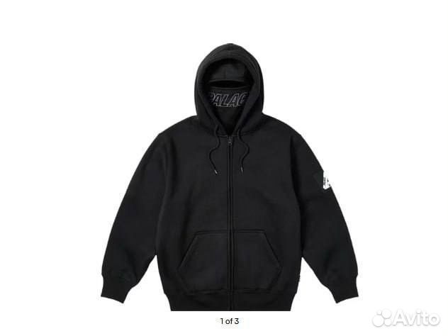 Зип худи с балаклавой palace