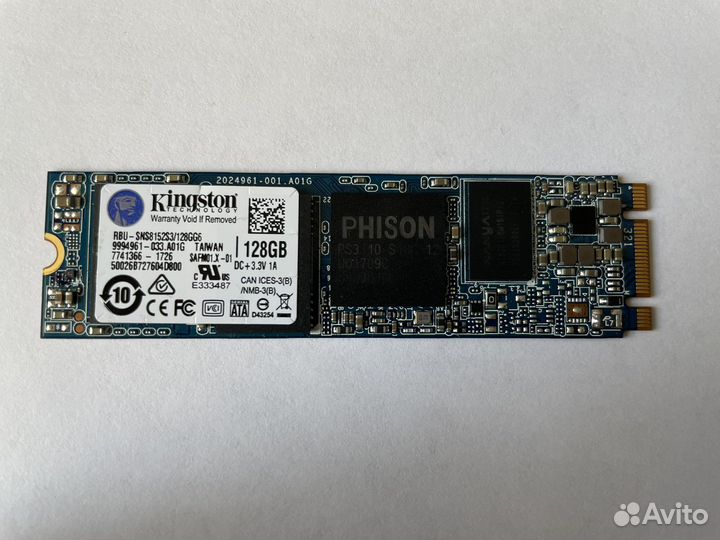 Ssd m2 kingston 128Gb