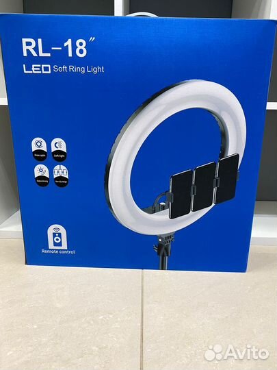 Кольцо для селфи со штативом R18