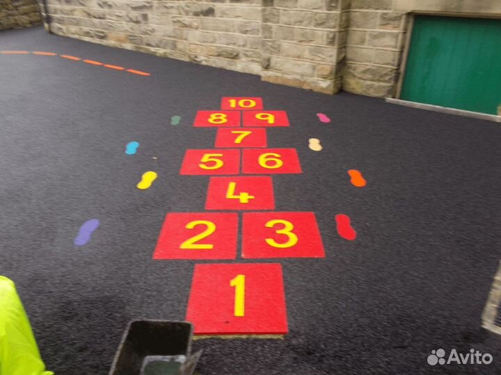 Резиновое покрытие бесшовное