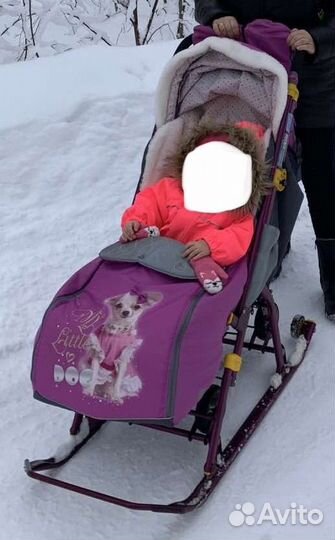Санки коляска ника