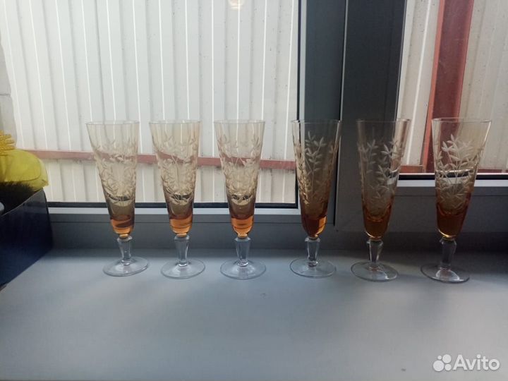 Фужеры бокалы весна СССР