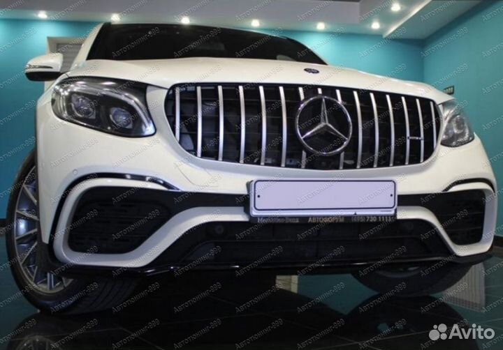 Бампер передний 63 AMG Mercedes GLC C 253 Coupe