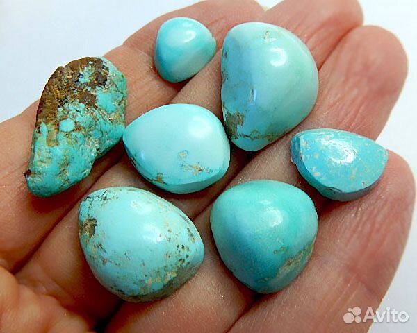 Кабошоны натуральная Армянская бирюза