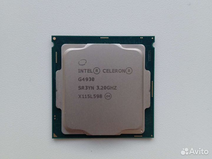 Процессор 1151v2 Celeron G4930