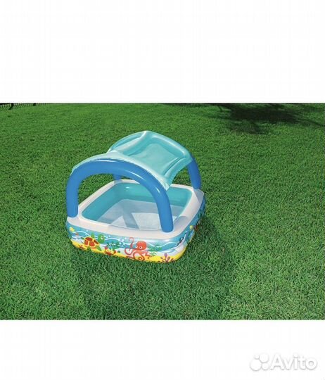 Бассейн детский bestway с навесом