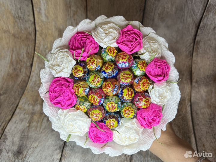 Букет из чупа чупсов