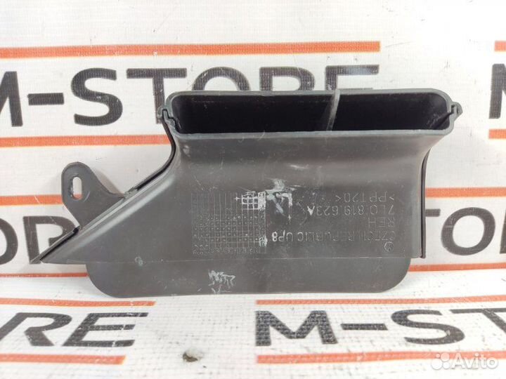 Воздуховод печки задний левый Audi Q7 4LB BAR 2007