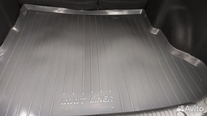 Коврик в багажник пластик Kia Rio 2011-2017г седан